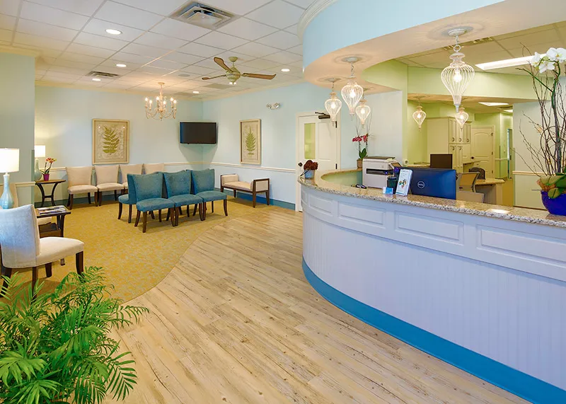 Reception area