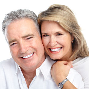 a smiling couple