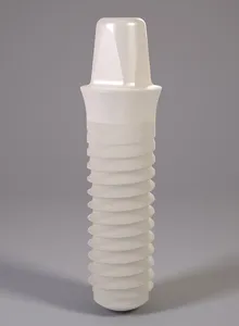 Ceramic dental implant