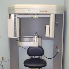An iCAT x ray dental machine